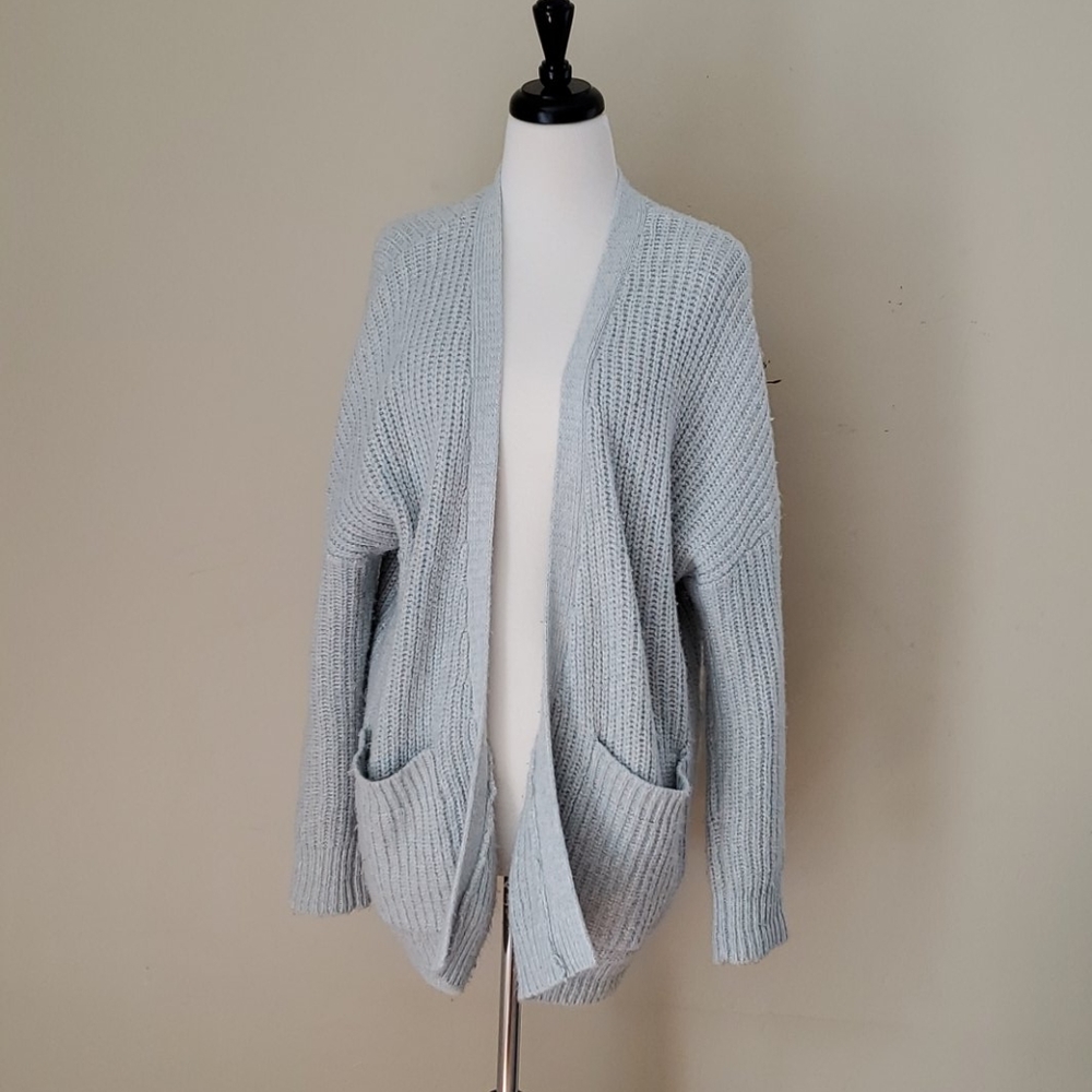 Cozy Blue Cardigan